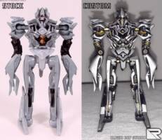 Legends Megatron with a "Premium" Finish (Transformers - Movie) Custom Action Figure [Comparison]