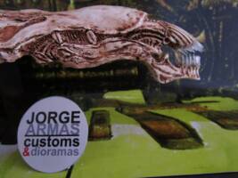 Queen alien Skull-predator Trophy Wall Neca 1:10 (Aliens) Custom Other [TRASLUCENT THEETH]