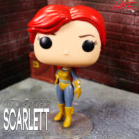 Funko Pop Scarlett (80's G.I. Joe style) (G.I. Joe) Custom Miniature / Figurine