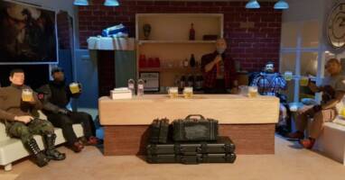 The DRAGON'S LAIR Bar & "RAIDERS" Armoury (Original) Custom Diorama / Playset