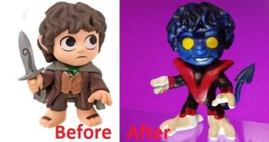 Bamf (Nightcrawler) (X-Men) Custom Action Figure