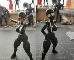 Symbiote Girl (OC) (S.H. Figuarts) Custom Action Figure