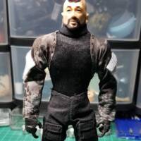 One 12 Scale GI Joe PMC RAIDERS Adventure Team unit in Typhon Camo Shirt (G.I. Joe) Custom Action Figure
