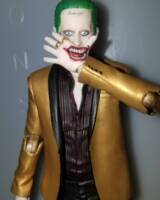 Mafex Suicide Squad Joker Custom Gold Jacket (DC Universe) Custom Action Figure