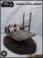 Imperial Patrol Speeder (Star Wars) Custom Diorama / Playset
