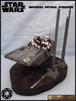 Imperial Patrol Speeder (Star Wars) Custom Diorama / Playset