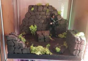 1/12th scale Ruined Castle diorama (Princess Bride) Custom Diorama / Playset