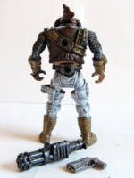 Pram Hornek - Iktochi Bounty Hunter (Star Wars) Custom Action Figure [Rear View]