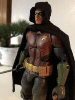 Custom Arkham Robin (Batman - Arkham Knight) Custom Action Figure [Hood up]
