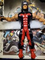 Warpath (Marvel Legends) Custom Action Figure [Didn't look too bad black and red.]