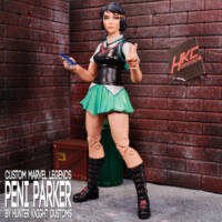 Peni Parker comic book Into the Spider-Verse (hybrid style) (Marvel Legends) Custom Action Figure
