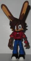Rust the Rabbit (Sonic) Custom Action Figure