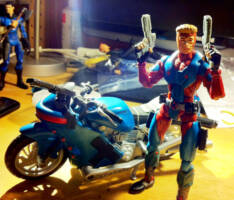 Killer-X (Marvel Legends) Custom Action Figure [Killer-X with Bike]