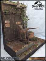 Velociraptor (Jurassic Park) Custom Diorama / Playset
