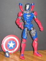 Iron Man (Captain America Armor) (Marvel) Custom Action Figure