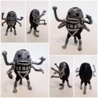 GLOMULUS (black Lantern) (Green Lantern) Custom Action Figure