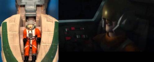 Action Fleet Green Leader's Y-wing (Star Wars Rebels) Custom Vehicle