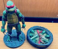 neca tmnt sewer base accessories stand holder (Teenage Mutant Ninja Turtles) Custom Action Figure