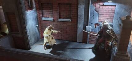 Roof top (Marvel) Custom Diorama / Playset