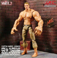 STEVE ROGERS (Serum Overdose What If?) (Marvel Legends) Custom Action Figure