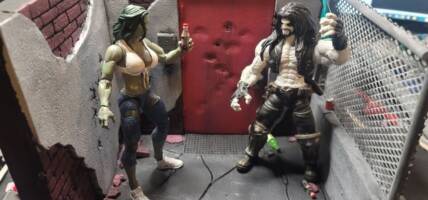 Fanced In Ver 1 and 2 (Marvel) Custom Diorama / Playset