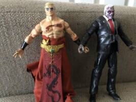 Geese Howard (King of Fighters) Custom Action Figure [In comparison to my Zombie Geese Figure]