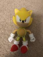Jakks Pacific Classic Super Sonic Figure (Sonic) Custom Action Figure