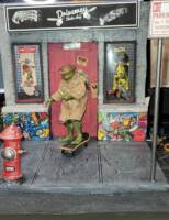 NYC Skateborad Shop (Teenage Mutant Ninja Turtles) Custom Diorama / Playset