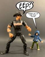 Black Eyed Kid, Chupacabra, and La Lechuza (Original) Custom Action Figure