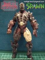 Repainted, fixed and custom of Spawn Battleclad #1 (The Making of) (Spawn) Custom Action Figure [Sculpting]