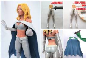 Emma Frost (super Body) (Marvel Legends) Custom Action Figure [EMMA FROST 2]