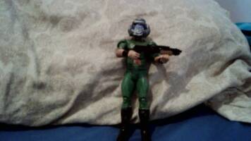 Classic Doom marine (With helmet and shotgun) (Doom) Custom Action Figure