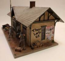 Abandoned EVAC Station (Walking Dead) Custom Diorama / Playset