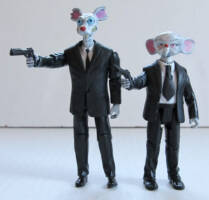 Agent Pinky and Agent Brain (Original) Custom Action Figure