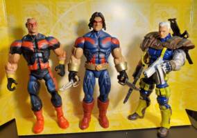 Warpath (Marvel Legends) Custom Action Figure [pictured with his replacement]