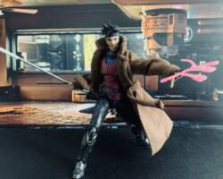 Gambit X-men (fan art version) (X-Men) Custom Action Figure [Gambil height angle]