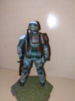 UNSC marine medic (Halo) Custom Action Figure [Back view]