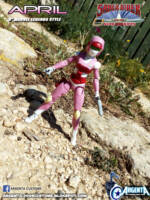 April - Saber Riders (Power Rangers) Custom Action Figure