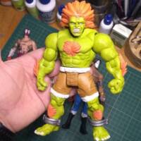 Blanka - Street Fighter Custom marvel legends (Street Fighter) Custom Action Figure