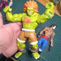 Blanka - Street Fighter Custom marvel legends (Street Fighter) Custom Action Figure