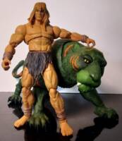 Savage He-Man / Battle Cat (Masters of the Universe) Custom Action Figure