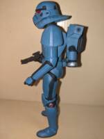 Phase 0 Darktrooper (Star Wars) Custom Action Figure [Left side view]