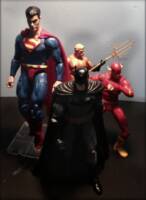 Superman (Superman) Custom Action Figure [Overly dark JL shot]