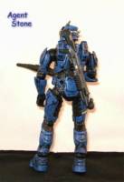 Blue Hayabusa (Halo) Custom Action Figure