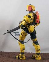 Cyborg Yellow Spartan (Halo) Custom Action Figure