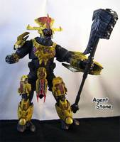 Yellow Battle Damage Chieftain (Halo) Custom Action Figure