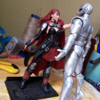 Whorty Black widow or Thor Black widow MCU style. (Marvel Legends) Custom Action Figure