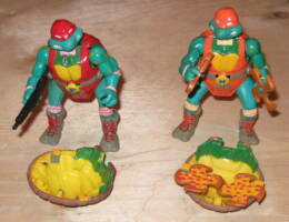 Flying Turtlenecker Brothers, Hans and Fitz (Teenage Mutant Ninja Turtles) Custom Action Figure [Not quite fair play]