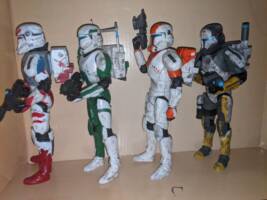 Republic Commando Delta Squad (Star Wars) Custom Action Figure [Left side view]
