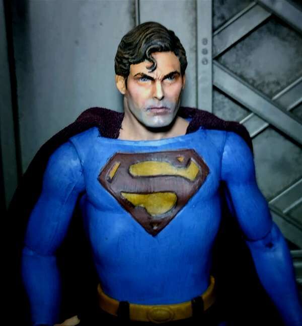 Neca Evil Superman Christopher Reeve Re Sized To 6 Scale Superman Custom Action Figure